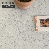 完美主義【樣品】Doden 韓國水磨石地板貼25x25cm (黏貼款_1片)(2色)
