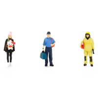TINY TOYS - Tiny 1/43 人像公仔套裝 FS05(消防員+公仔少女) 1pc