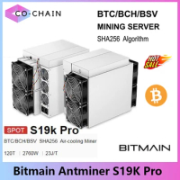 New BITAMAIN Antminer S19k Pro 120Th/s BTC BCH Miner 2760W Bitcoin Asic Miner S19K pro Than S17 Pro T17 S19 WhatsMiner M21S M31S