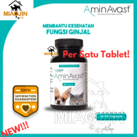 AMINAVAST Suplement Ginjal Kucing & Anjing - Renal Kidney Suplemen Suplement Cat Dog Pengganti Azody