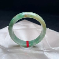 緬甸手鐲黃加綠翡翠手鐲種老水足色澤靚麗特色大氣優雅東方韻味