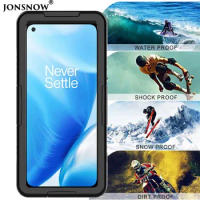 Waterproof Case for OnePlus 11R 10 9 Pro 9R Cases for OnePlus 10T 8T 8 7 Pro Swimming Diving Shockproof Cover Protective Shell