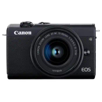 Canon EOS M200 Mirrorless Digital Camera with 15-45mm Lens - Black
