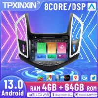 PX6 IPS Android 10.0 Carplay 4G+64G For chevrolet cruze 2012-2015 Tape Recoder Multimedia Player Navi GPS Auto Radio Head Unit