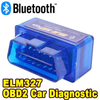 MINI ELM327 V2.1 OBD2 Scanner Bluetooth Super ELM 327 OBD Car Diagnostic Tool For Android Automobile Fault Code Reader
