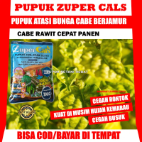 Promo Pupuk Atasi Rontok Bunga Cabe ZUPERCALS 1 KG Pertumbuhan  Lambat dan Banyak Hama Cabe - Obat C