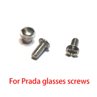 Glasses Screw Accessories 1 Pair Silver Black For Prada Sunglasses Men And Women Myopia Glasses Sunglasses Repairs Tool Parts