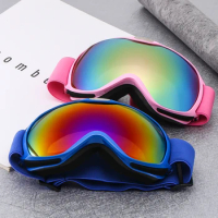Children Ski Goggles Anti-Fog UV Protection Double Layer Photochromic Lens Kids Snow Glasses Winter Sports Snowboard Eyewear
