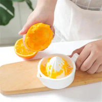 Lemon Juicer Kitchen Easy To Use Efficient Portable High Quality Handheld Citrus Juicer Anywhere Household Products Juicer White