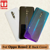 Original New Back Cover For Oppo RenoZ Reno2Z Reno 2Z Reno 2 Z F Back Battery Cover Door Housing Case Rear Glass Replacement
