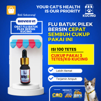 ( COD ) Biovico V1 Obat Flu Batuk Pilek Bersin Kucing Ampuh Mengobati Semua Saluran Pernafasan Kucin