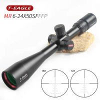 MR 6-24X50SF FFP Rifle Hunting Scope Tactical Airsoft PCP Scopes Glass Etched Reticle Wide Field of View Optical Sight