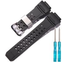 Resin Strap Suitable for Caiso G-Shock GW9300 GW-9400 Master Men's Sports Watchband bracelet Stainless Steel Buckle Loop Black