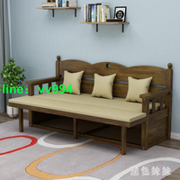 【雜貨鋪】實木沙發床小戶型客廳臥室長椅子現代簡約儲物兩用組合沙發床wl4267