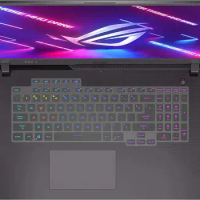 Keyboard Cover skin For ASUS ROG Strix G17 2023 G733 G733ZX G733ZM G733PZ G733PY Scar 17 SE G733CX Strix G17 G713 G713QR G733ZS