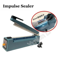 1pc 400W Table Top Impulse Bag Sealer 250mm Sealing Length Sealer Machine Heat Hand Impulse Sealer PFS-300