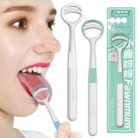 Reusable Tongue Brush Cleaner Scraper Cleaning Tongue Scraper For Oral Care Keep Fresh Breath Dental Care Tongue Clean Tool