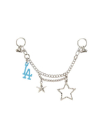 แอคเซสซอรีสำหรับตกแต่งหมวก ยูนิเซ็กซ์ Star Jewelry Ball Cap Crown Chain รุ่น 3AETC026N 07SIS สีเงิน