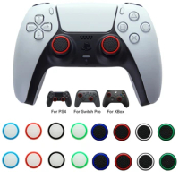 4pcs Silicone Analog Thumb Grips Cover for PlayStation 4 PS4 Pro Slim for PS5 Xbox One 360 Controller Thumb joystick Caps
