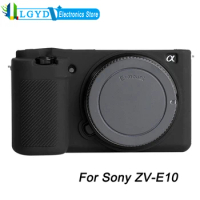 PULUZ High Quality Natural Soft Silicone Material Protective Case For Sony ZV-E10 Mirrorless Camera