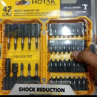 Hotak Pro Tools Impact Drive Bit Set 42Pcs Shock Reduction YJTS3211 34