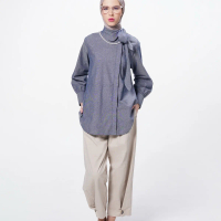 Irelle Shirt Blue - Series Aleza x Mega Iskanti