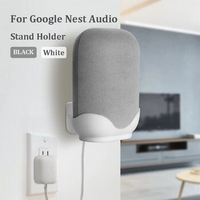 Outlet Wall Mount Holder Cord Bracket For Google Nest Audio Assistant Plug In Home Kitchen Bedroom for Google Nest Audio Stand