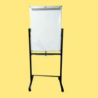 Papan Flipchart Single Face + kaki 4 roda ukuran 70x100 cm SAKANA