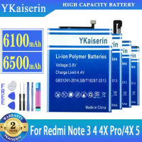 YKaiserin Battery For Xiaomi Redmi Note 5 4 4X Pro 3 Note5 Note4 Note4X Note4X Pro For Xiaomi Mi note2 note 2 Batterij