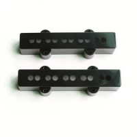 Donlis 2pc/Pack 5 String Jazz Bass Pickup Covers Neck&amp;Bridge Guitar Musical Instrument Parts