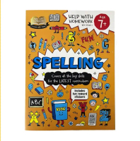 Spelling Educational Workbook for Kids (Age 7+) To Learn about Alphabets Words & Sounds With Sticker