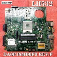 ESHAKHARE DA0FJ8MB6F0 Laptop motherboard for Fujitsu LIFEBOOK LH532 mainboard DDR3 s989 100% test work