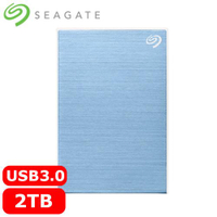 【現折$50 最高回饋3000點】Seagate希捷 One Touch 2TB 2.5吋行動硬碟 冰川藍 (STKY2000402)