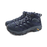 【MERRELL】男 MOAB 3 MID GORE-TEX防水登山中筒鞋 男鞋(深藍)