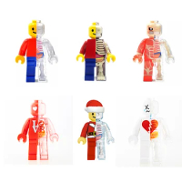 Original 4D Master Perspective Classic Brick Man Funny Anatomy Model Puzzle Assembling Toys Decoration Collection Mode Gifts