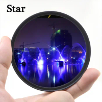 KnightX Special Effects Star Line 4 6 8 Star Camera Lens Filter For canon sony nikon 1200d 200d d80 dslr 52mm 58mm 67mm 77mm
