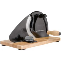 NEW Zassenhaus Manual Bread Slicer, Classic Hand Crank Home Bread Slicer (Black) 11.75 Inch by 8 Inc