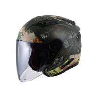 【SOL Helmets】SO-7E開放式安全帽 (探險者_消光綠/棕) ｜ SOL安全帽官方商城