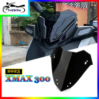 For Yamaha X-MAX 300 XMAX 300 Xmax 300 XMAX300 2023 Motorcycle Accessories Black Windshield Fairing Transparent Windscreen