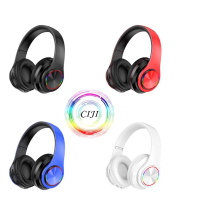 CIJI CJHP-B39 Headphone Gaming Bluetooth B39 Wireless Portable dengan Lampu LED Warna Warni Headset