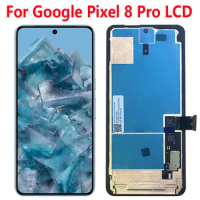 For Google Pixel 8 Pro GC3VE, G1MNW LCD Display Touch Screen Digitizer Assembly Replacement For Google Pixel 8 Pro With Frame
