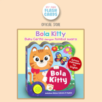 Bola Kitty Story Board Book with fun sound (meow meow) Buku Dwibahasa - Bilingual (Bhs Indonesia & I