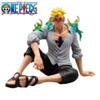15CM One Piece Gk Marco Sitting Resonance Series Four Emperors White Beard Tide Clothes Action Figures Model Ornaments Toy Gift
