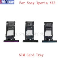 SIM Card Tray Memory MicroSD Card For Sony Xperia XZ3 SIM Card Slot Holder Replacement Parts
