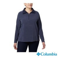 Columbia 哥倫比亞  女款-半開襟刷毛上衣-深藍 UAR11310NY/FW22