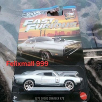 Hot Wheels Fast & Furious 1970 Dodge Charger RT Silver Series Dominic Toretto Zamac Original
