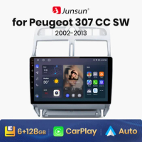 Junsun V1 AI Voice Wireless CarPlay Android Auto Radio for Peugeot 307 2008 2002-2013 4G Car Multimedia GPS 2din autoradio