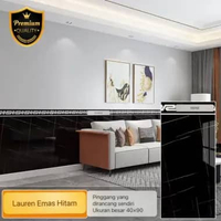 Wallpaper Stiker Dinding PVC Vinyl Marble Wallpaper Marble Glossy Vinil Stiker Lantai Dapur Lauren E