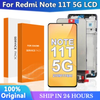 6.6'' Original For Xiaomi Redmi Note 11T 5G LCD 21091116AI Display Touch Screen Digitizer Assembly For Redmi Note11T Display