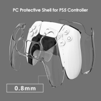 For PS5 DualSense Controller Clear PC Cover Ultra Slim Transparent Protector Case for Sony Playstation5 Gamepad Controller Case